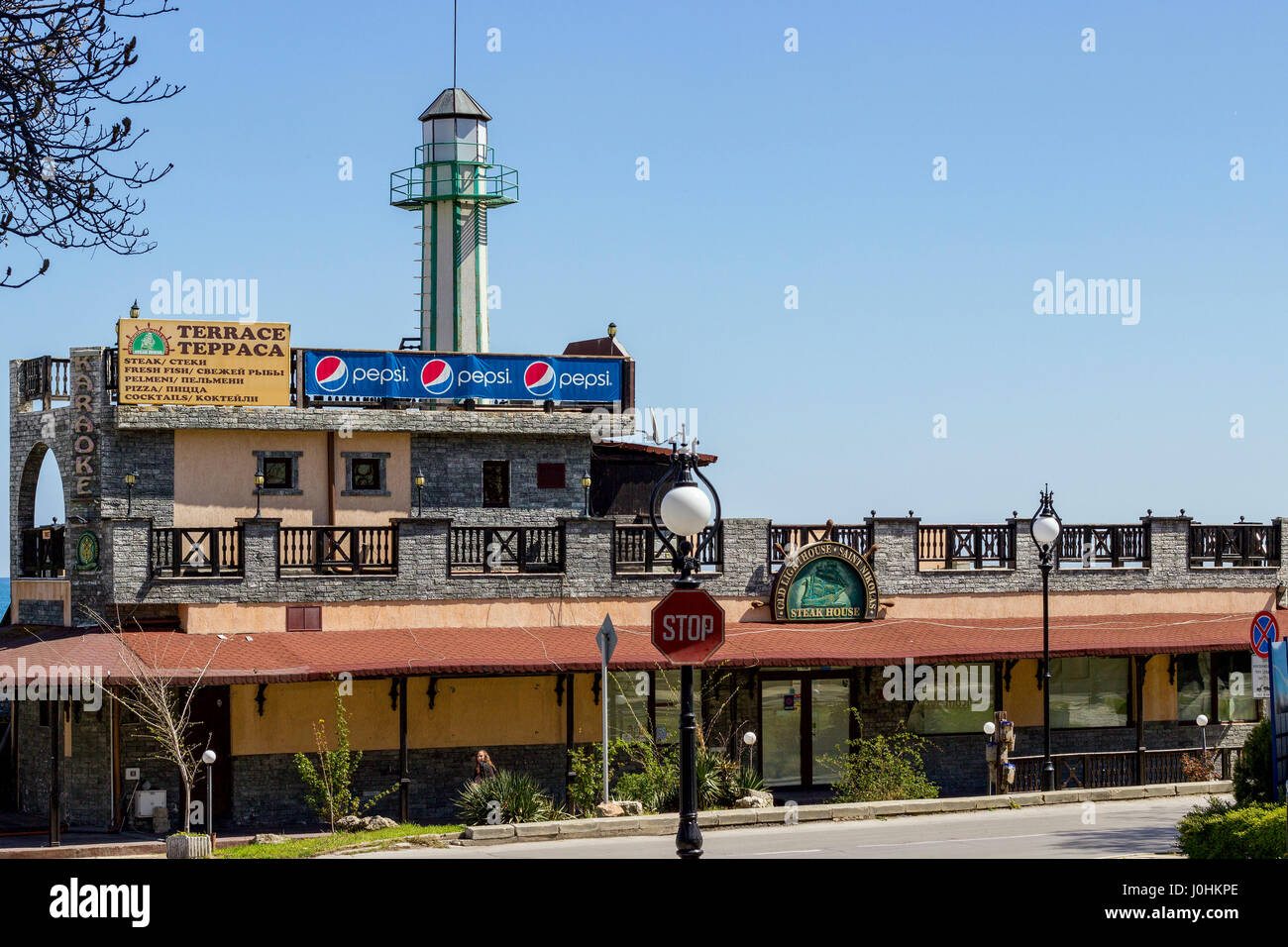 Golden sands bulgaria ship restaurant hi-res stock photography and images -  Alamy