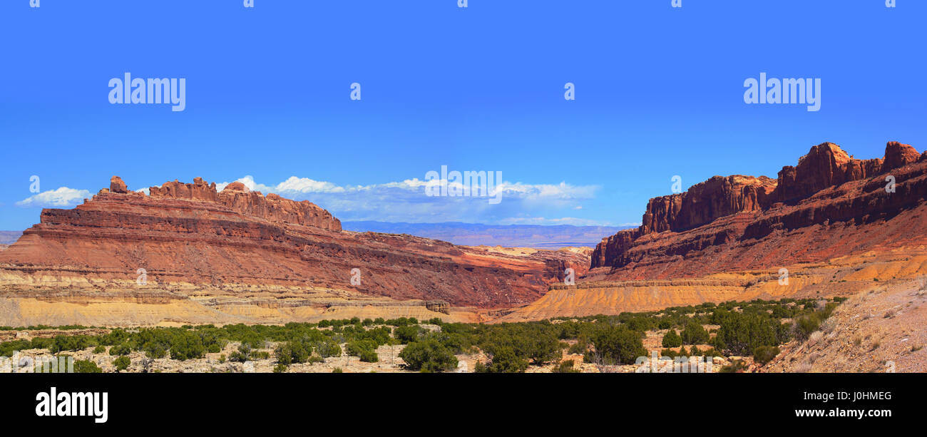 Just off Intertstate 70 in the middle of Utah. Stock Photo