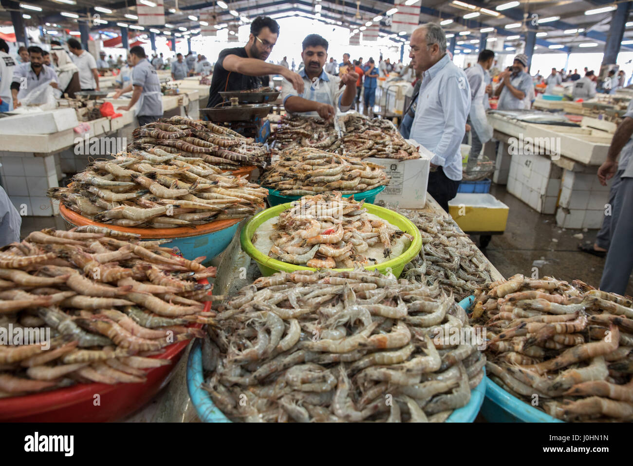 Deira fish market in Dubai Stock Photo Alamy