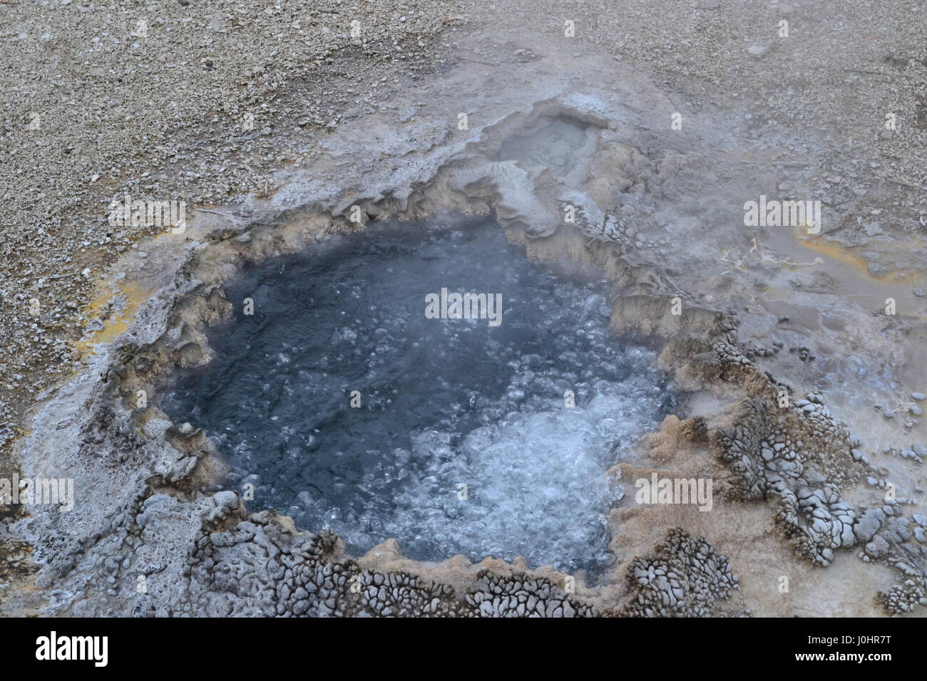 Boiling thermal pool Stock Photo Alamy