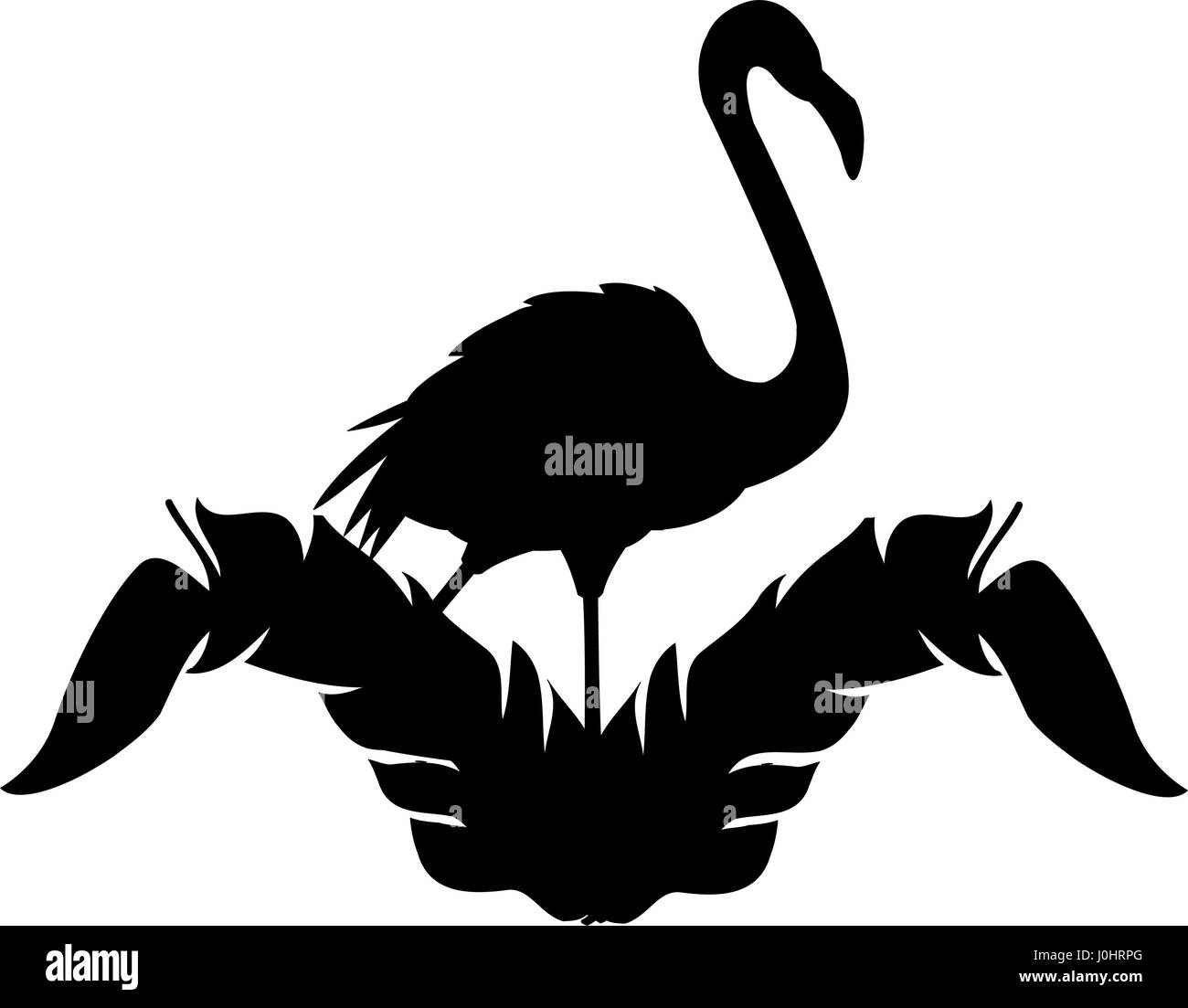 flamingo bird icon image Stock Vector Image & Art - Alamy