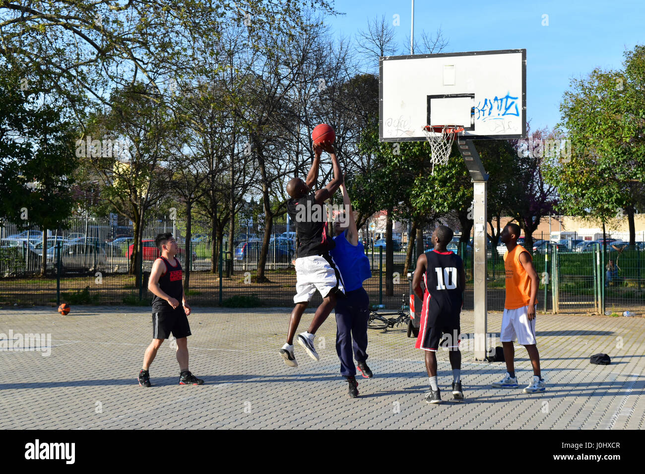 Rome (Italy) - A spring afternoon in the famous and multiethnic