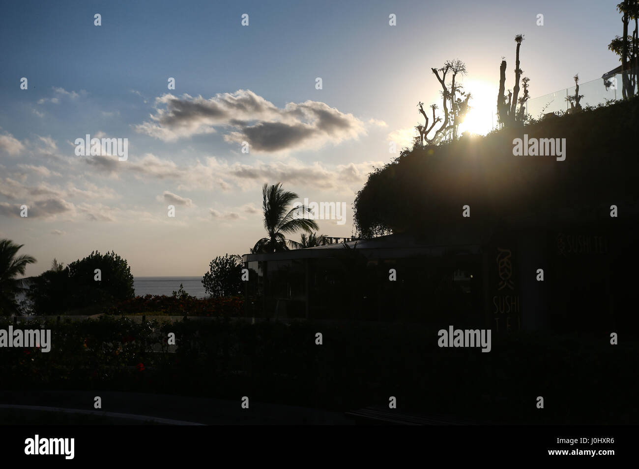 Silhouette at The Sky Stock Photo - Alamy