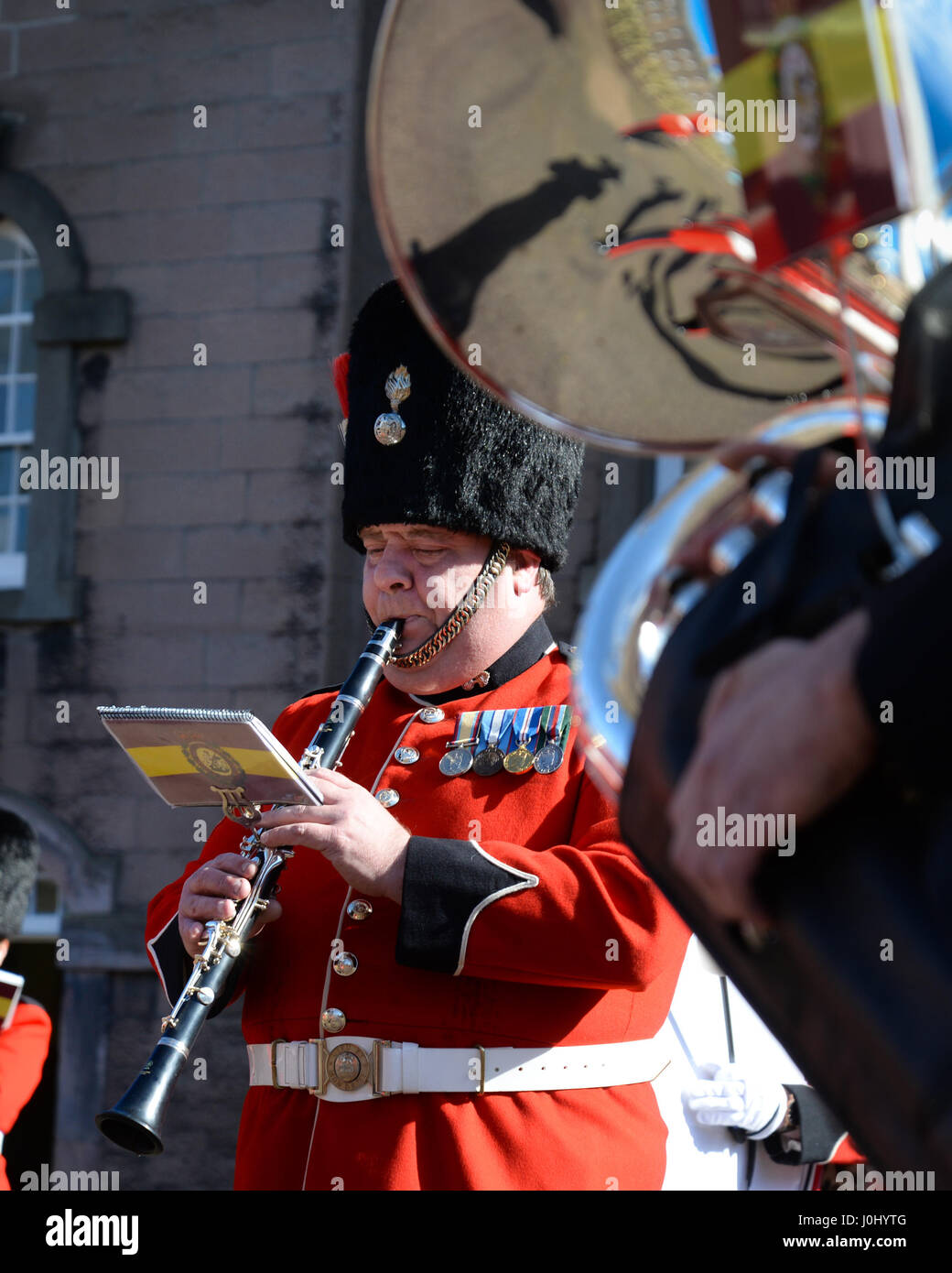 The Band of The Royal Regiment of Fusiliers Stock Photo