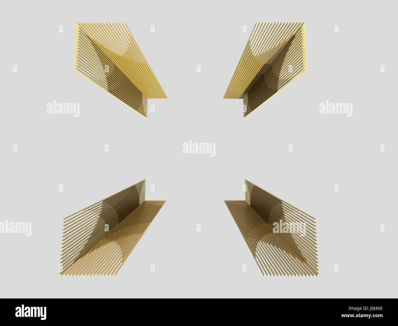 3D Abstract Frame Isolated on white Stock Photo - Alamy