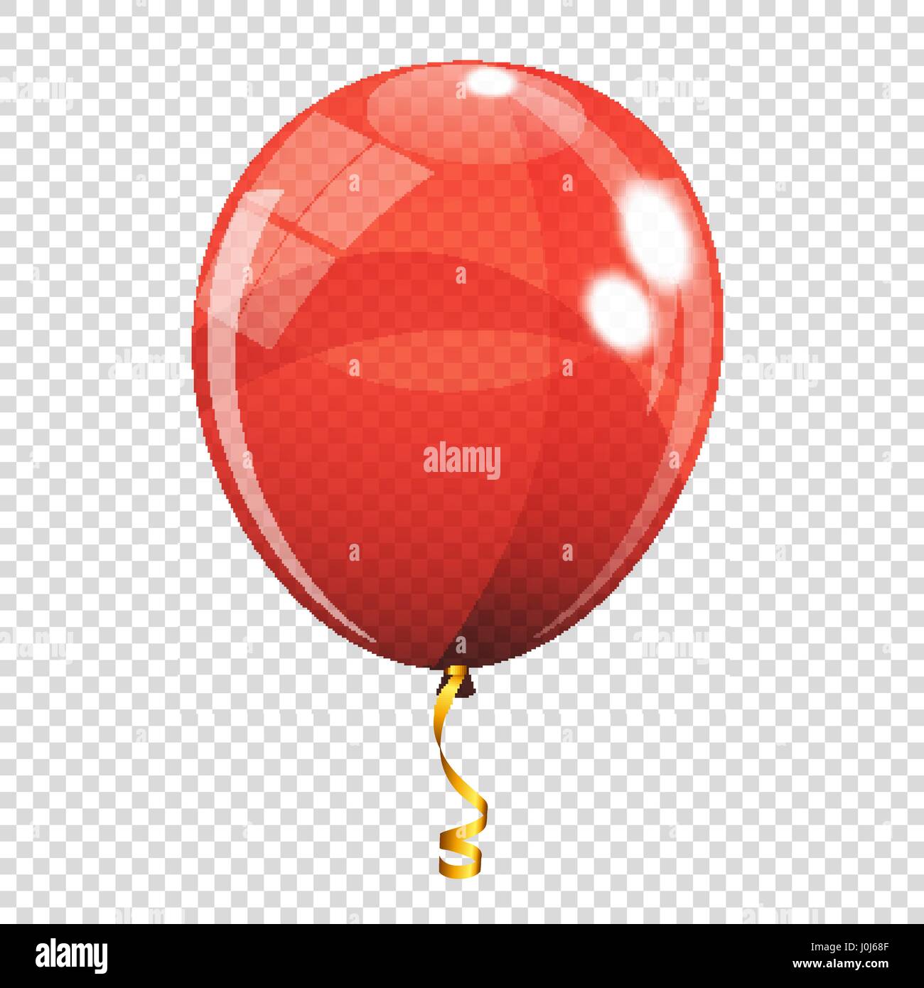 Group of Colour Glossy Helium Balloons Isolated on Transparent B Stock ...