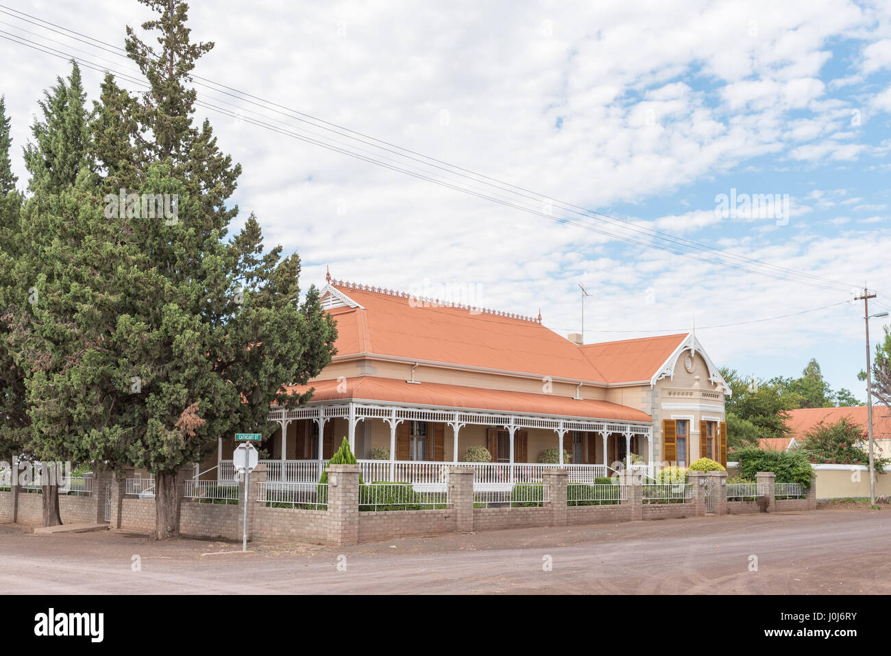 ABERDEEN, SOUTH AFRICA MARCH 23, 2017 An historic old house in