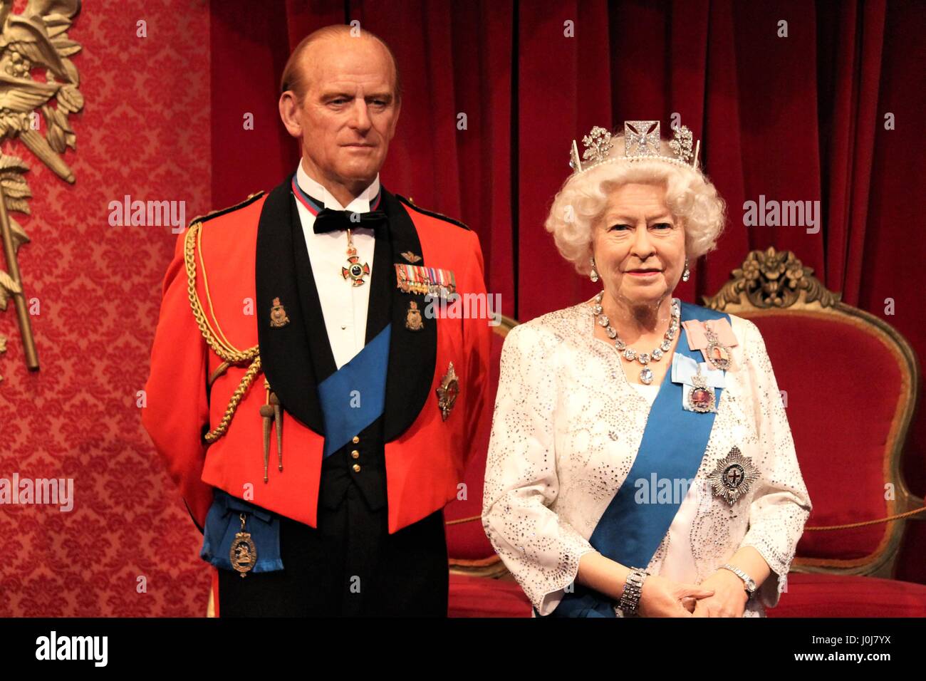 Waxwork Royal Family High Resolution Stock Photography And Images Alamy