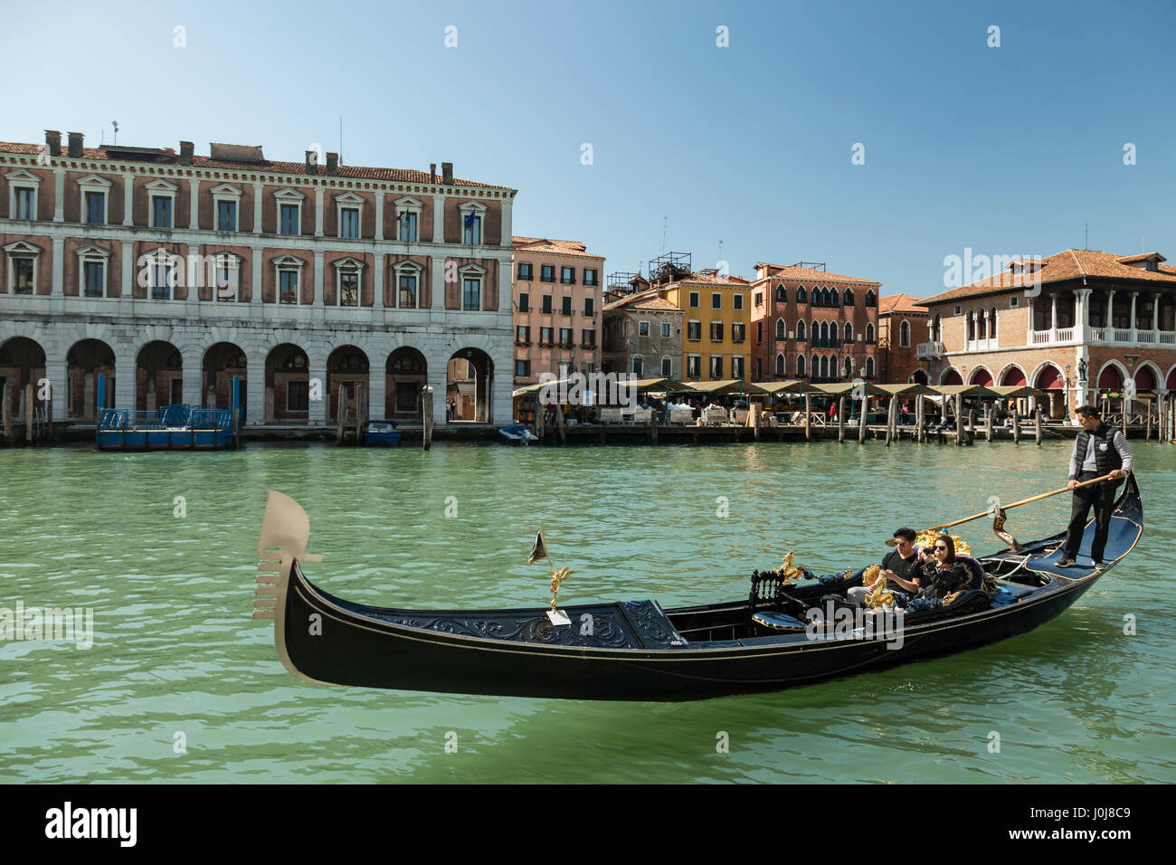 The iconic gondola in venice hi-res stock photography and images - Alamy