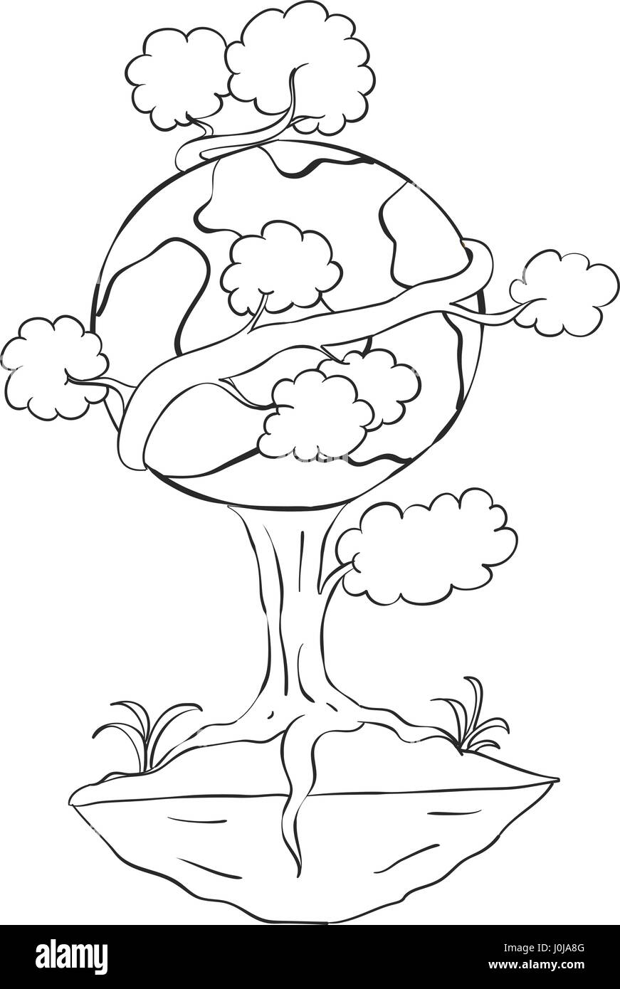 15 – Earth Day Coloring Page – LauraJaenArt-saigonsouth.com.vn