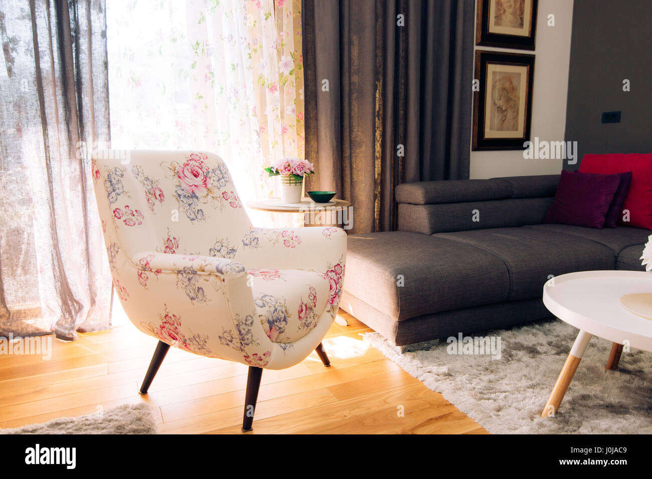 Image showcasing The chair in the apartment. Design interior of the apartment Stock ...