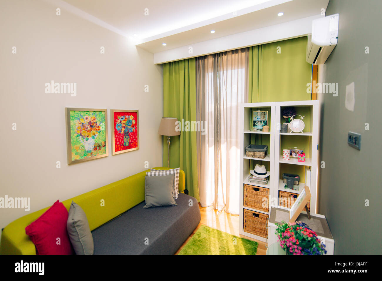 Children's room. Interior design children's room in the apartment Stock ...