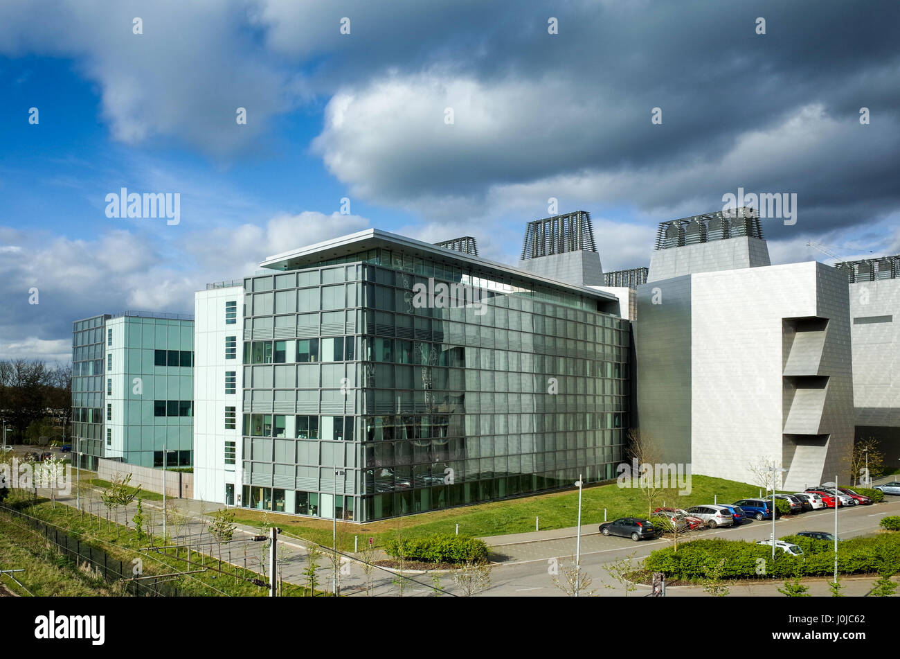Cambridge Biomedical Campus  - The Medical Research Council Laboratory of Molecular Biology on the Cambridge Biomedical Campus Stock Photo