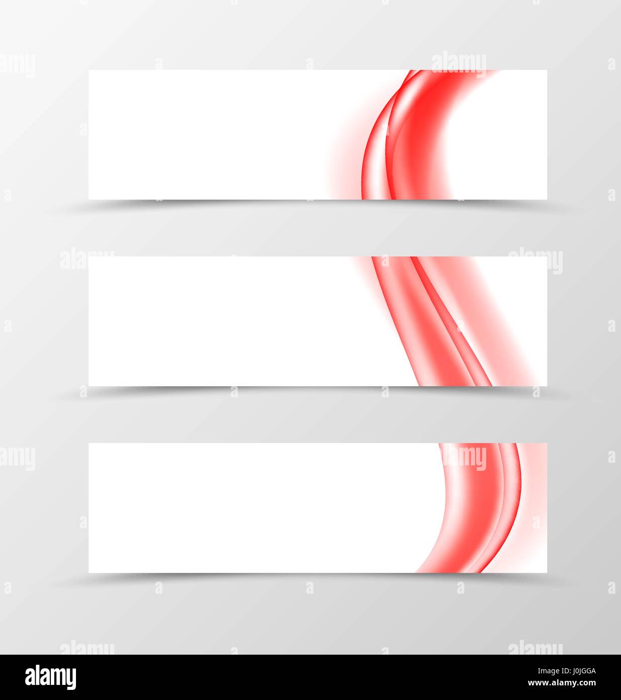 Set of header banner dynamic design Stock Vector