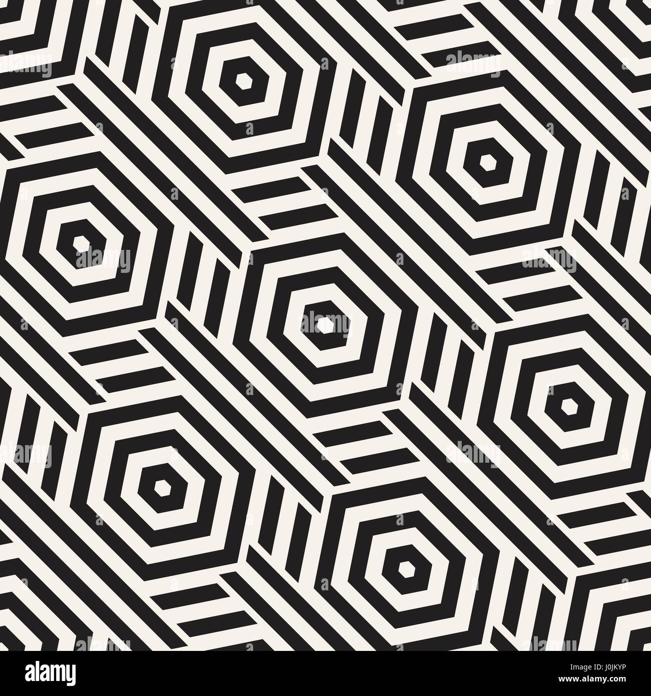 Vector Seamless Pattern. Modern Geometric Texture. Repeating Lattice ...