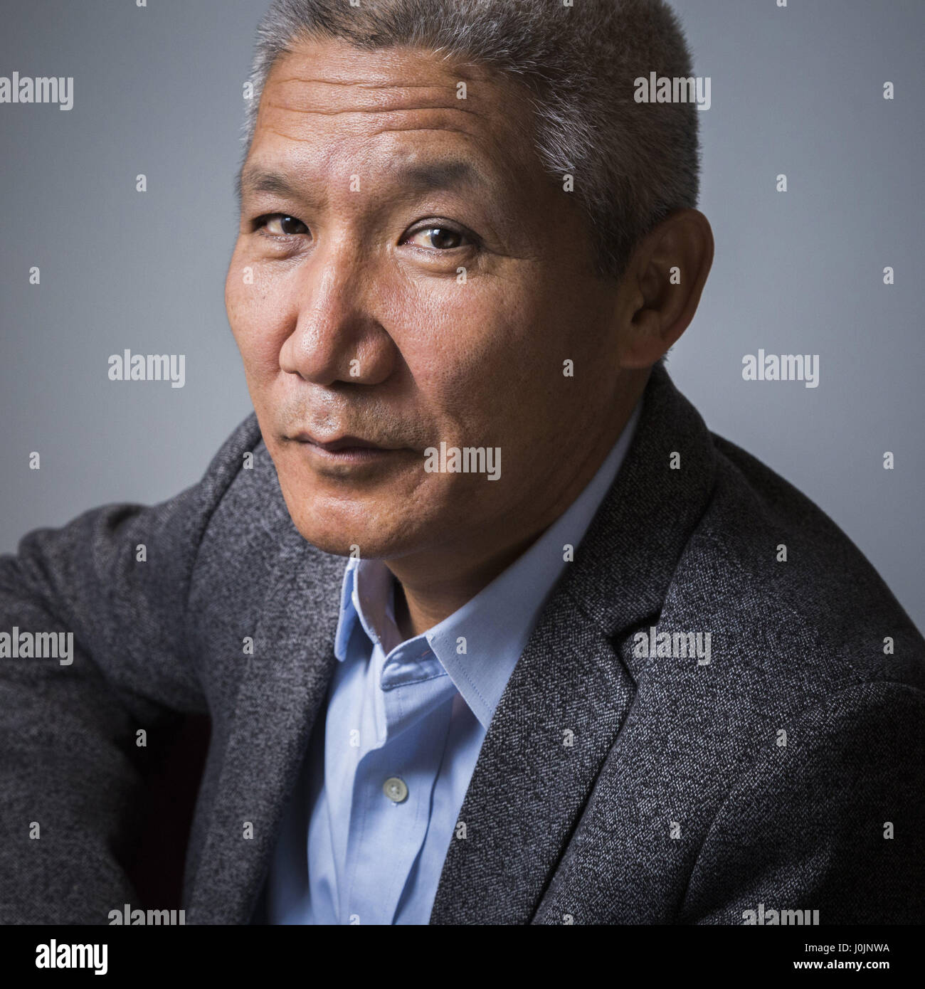 Portrait of Thupten Jinpa (Geshe Thupten Jinpa) (Thupten Jinpa Langri) 08/12/2016 ©Philippe MATSAS Stock Photo