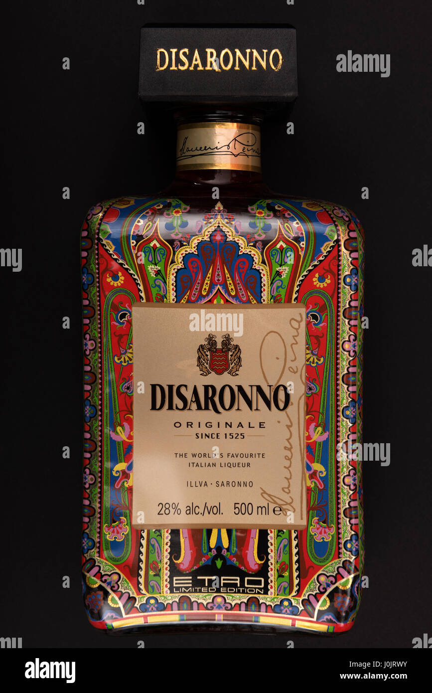 Disaronno Italian liqueur Stock Photo - Alamy