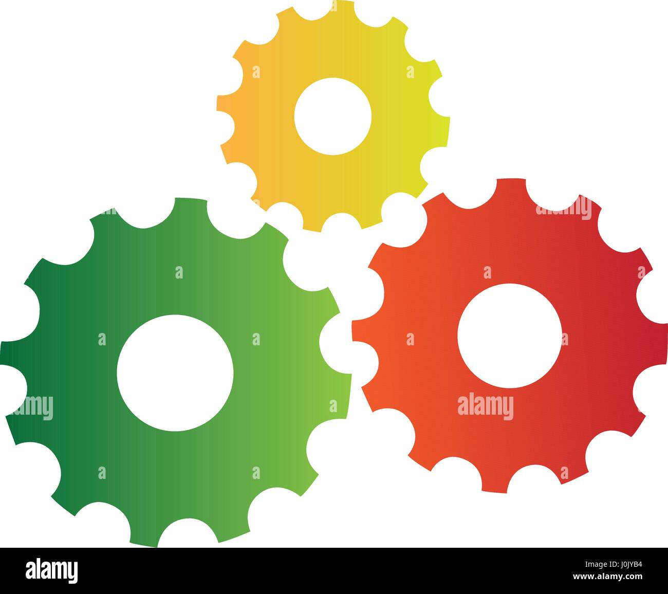Isolated group of gears Stock Vector Image & Art Alamy