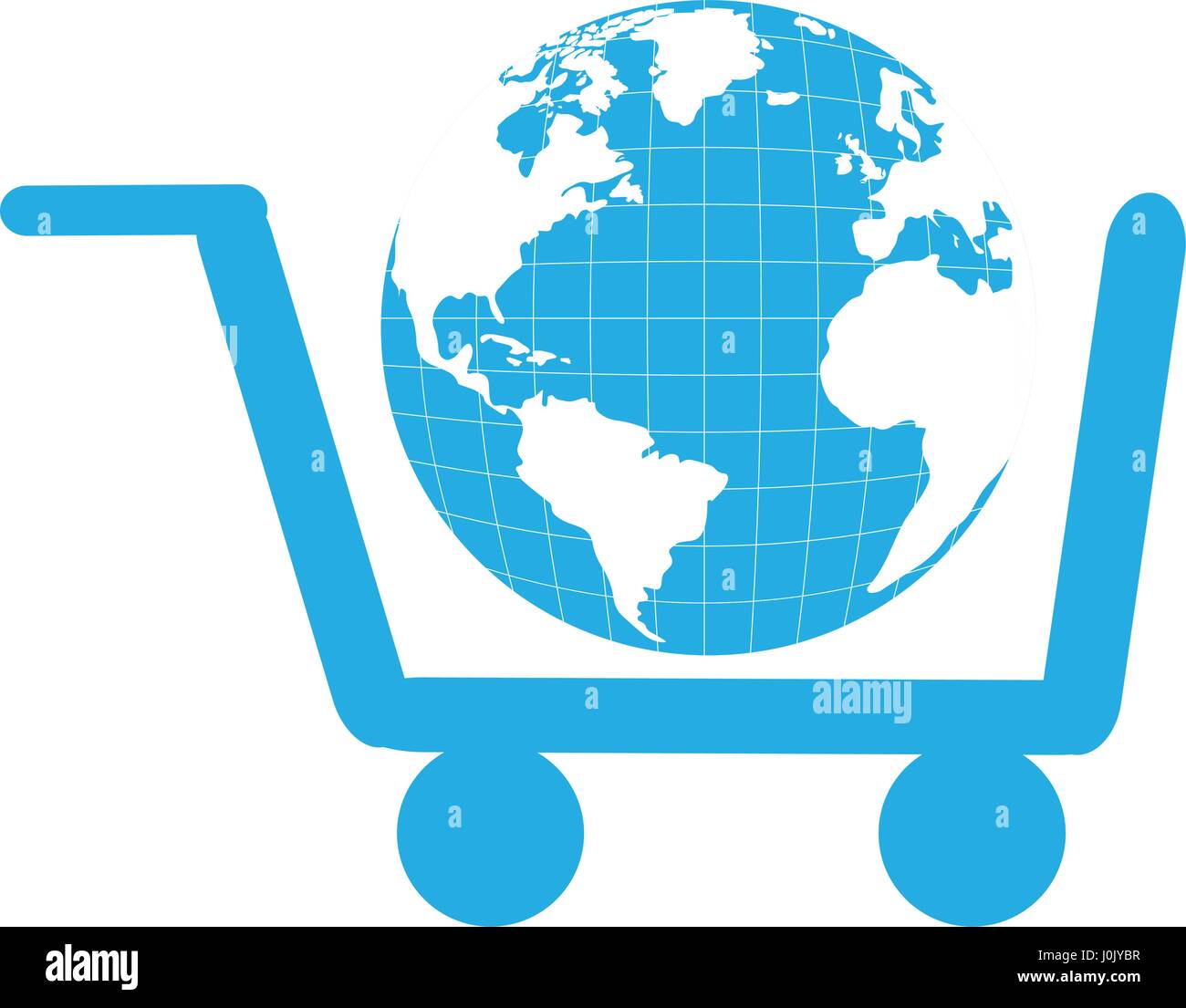Isolated shopping cart Stock Vector Image & Art - Alamy
