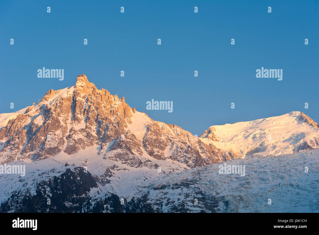 Aiguille Du Midi Chamonix Mont Blanc High Resolution Stock Photography ...