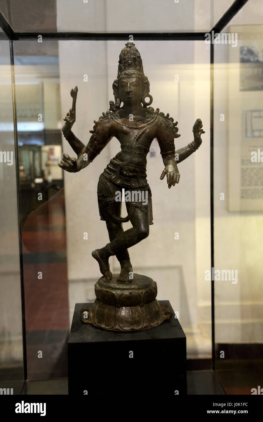 Colombo Sri Lanka National Museum 12th Century Statue of Hindu God Siva