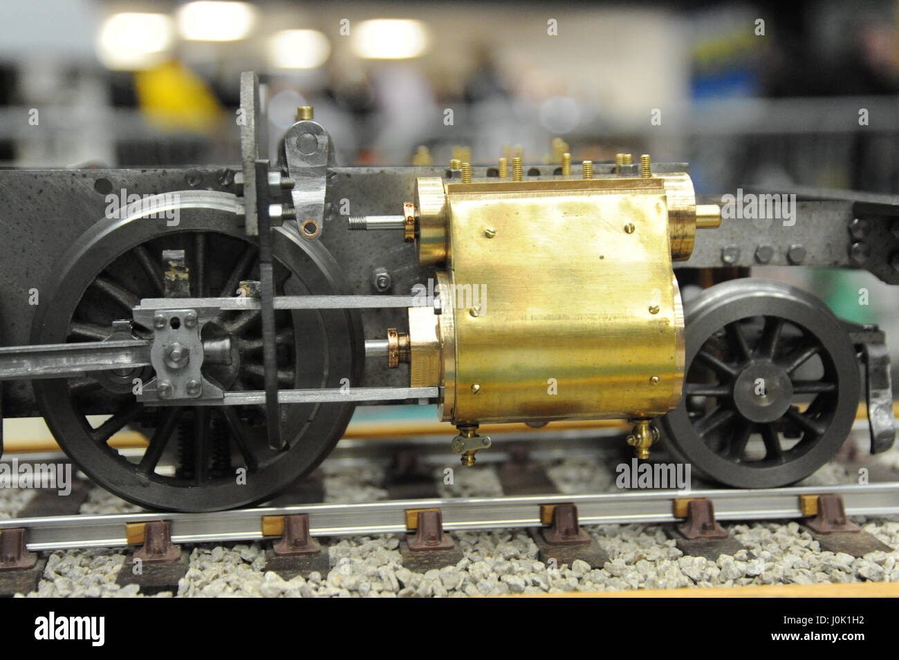 Model steam train Stock Photo Alamy