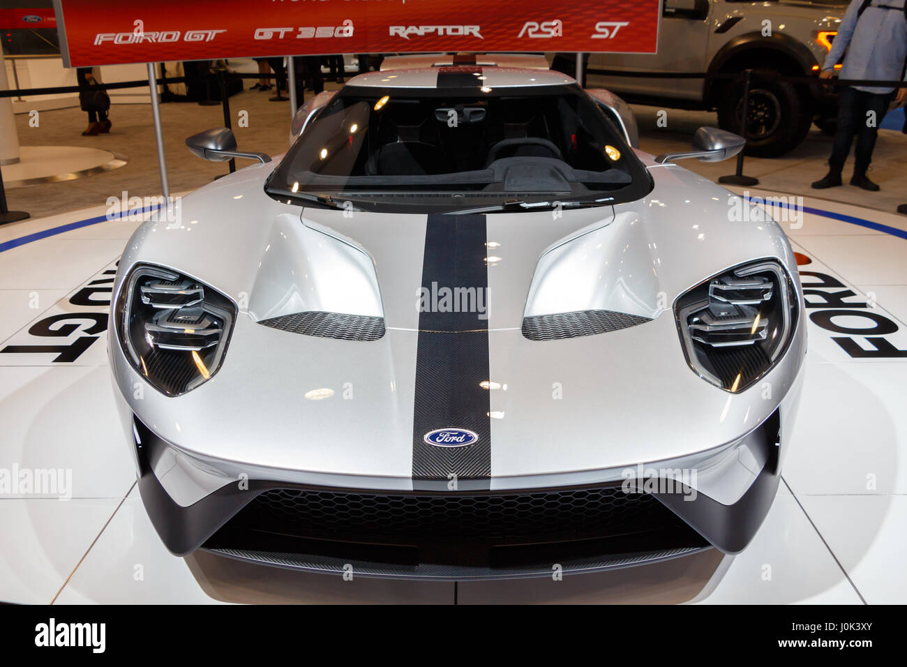 Vancouver - Canada, Circa 2017: New Ford GT Front Stock Photo