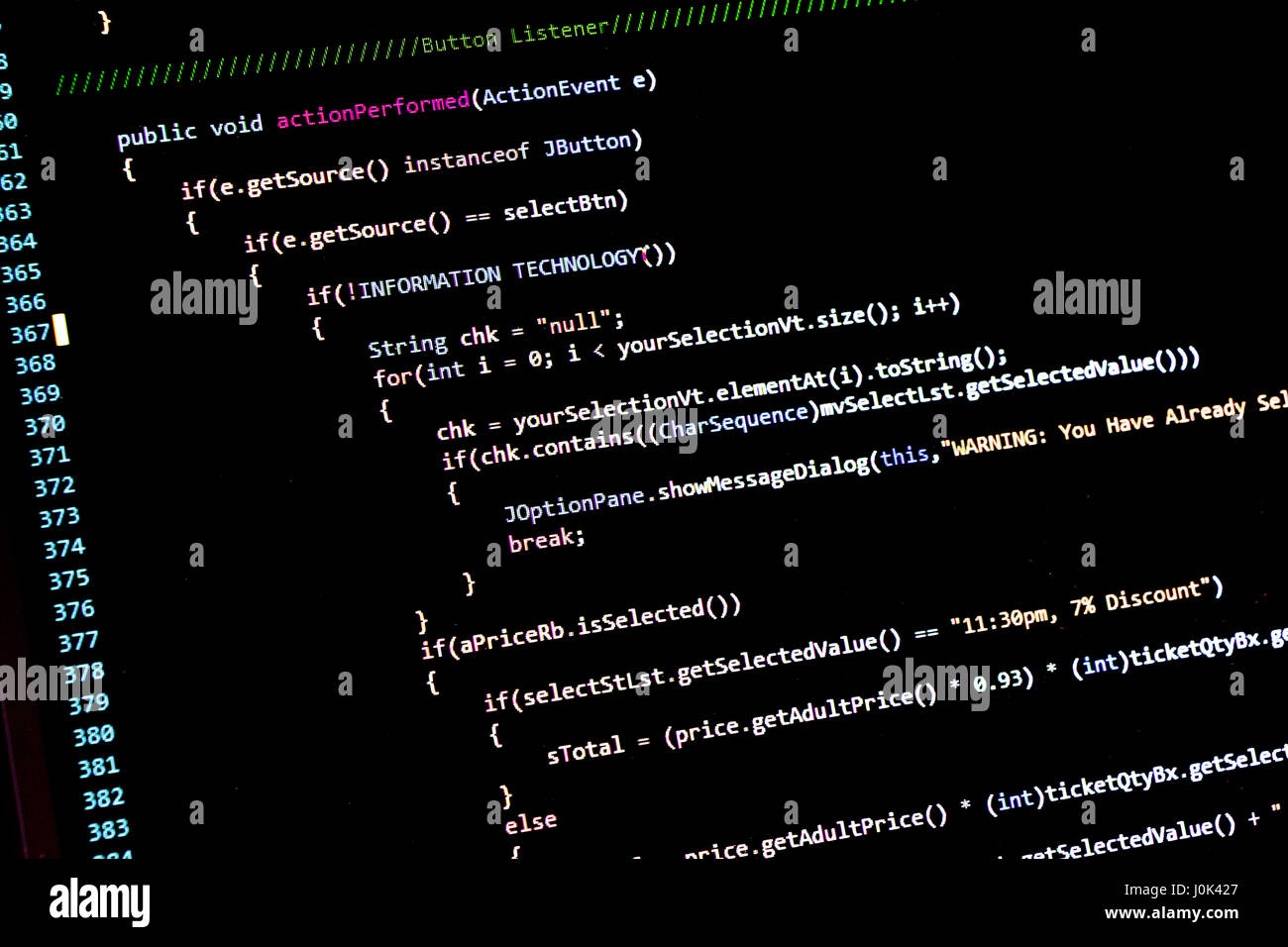 Complex Programming Code