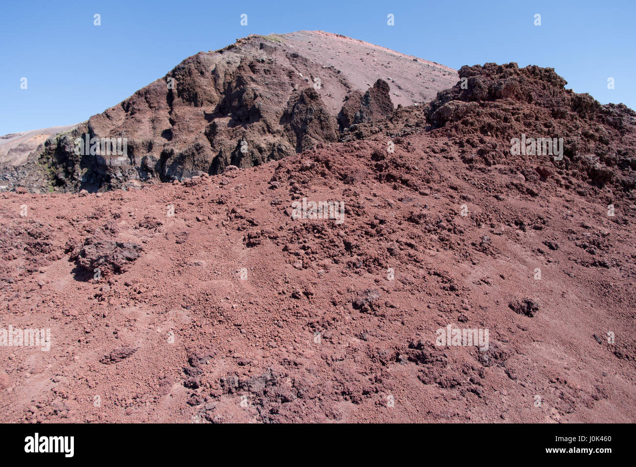 Volcanic rock inside the crater of Vesuvius Stock Photo Alamy