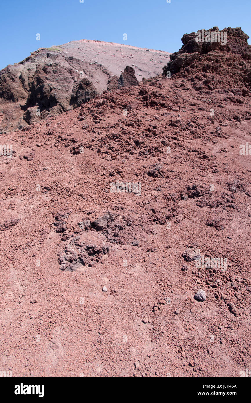 Volcanic rock inside the crater of Vesuvius Stock Photo Alamy