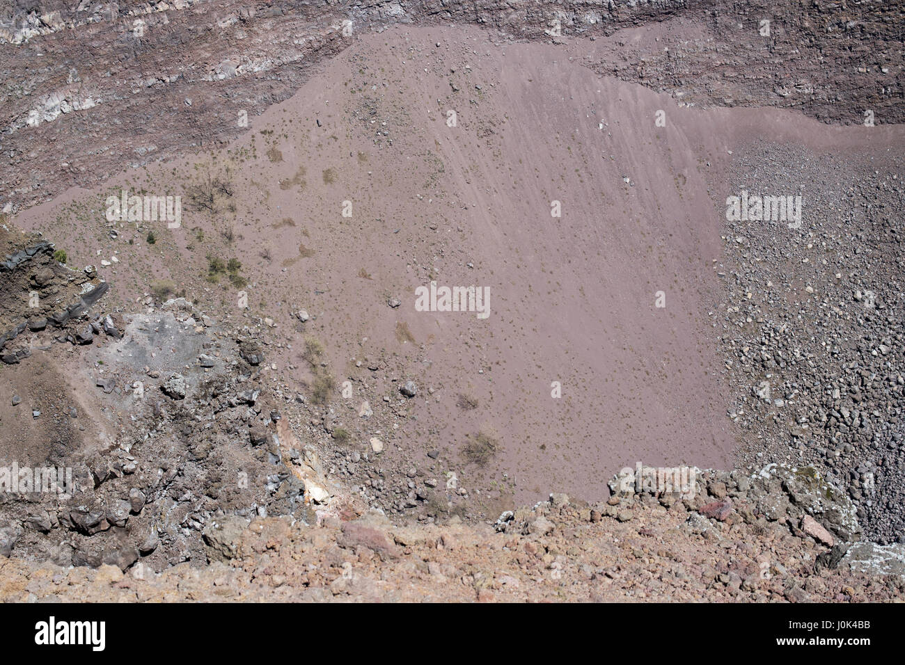 Volcanic rock inside the crater of Vesuvius Stock Photo Alamy
