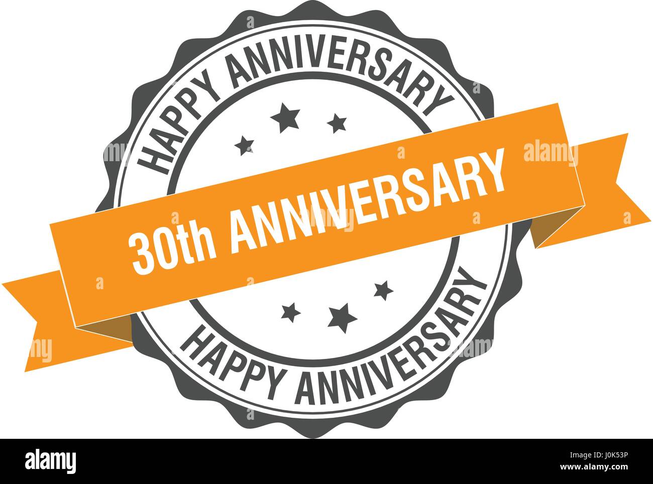 30th anniversary icon vector vectors hi-res stock photography and