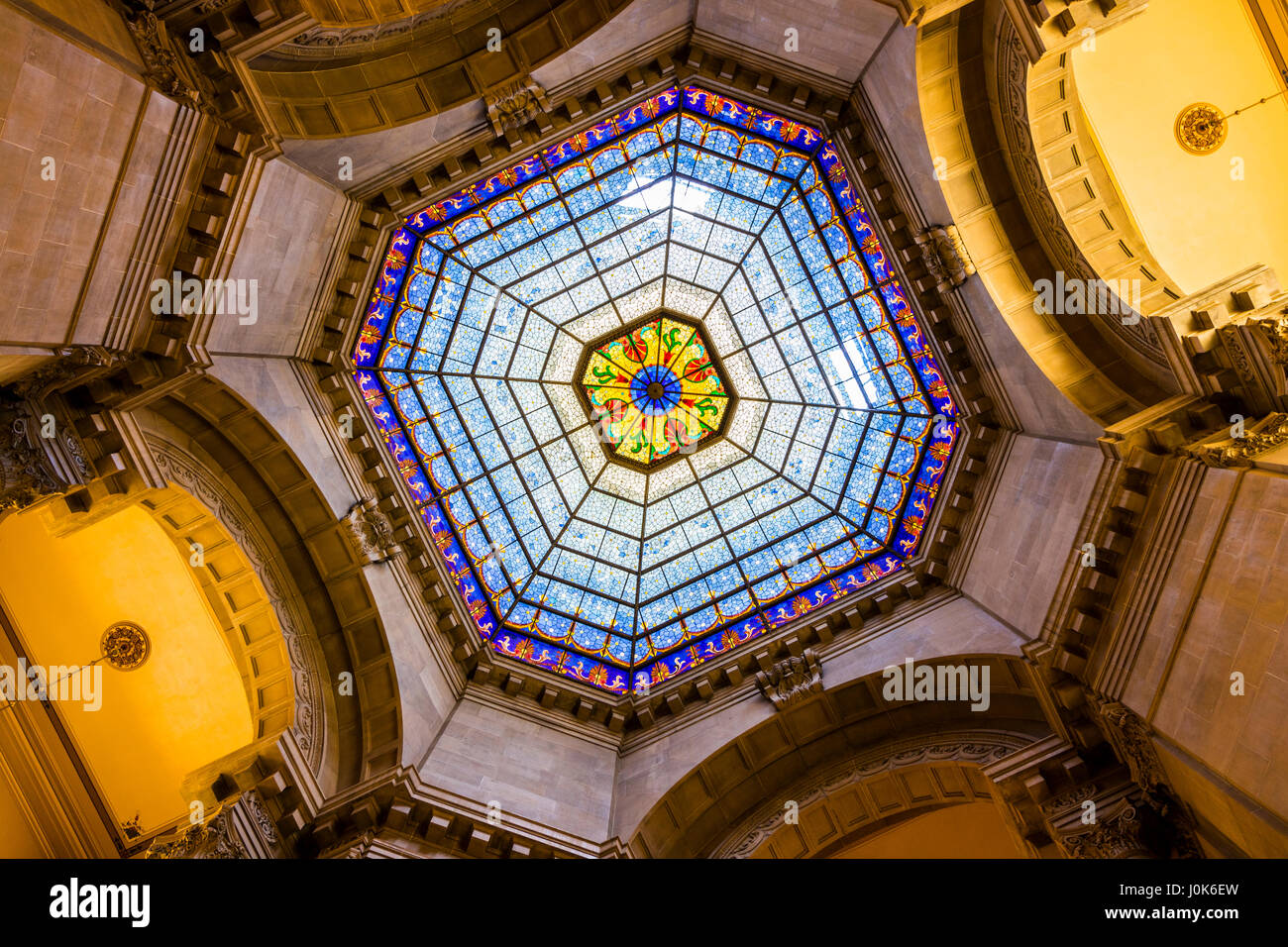 Indianapolis Circa April 2017 Indiana State Capital Rotunda. The