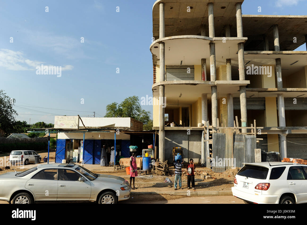 SOUTH SUDAN, capital city Juba / SUED-SUDAN  Hauptstadt Juba Stock Photo