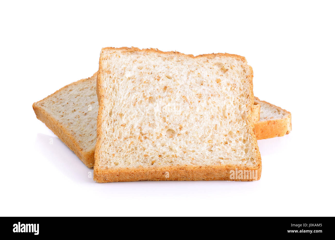 whole wheat Bread isolated on the white background Stock Photo - Alamy
