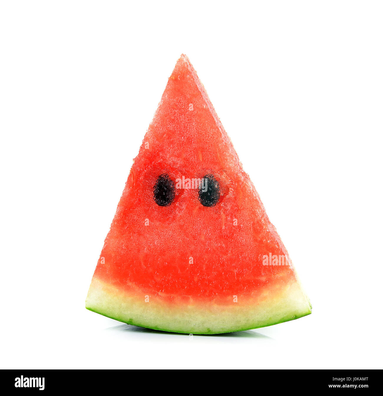 Sliced ripe watermelon isolated on white background Stock Photo - Alamy