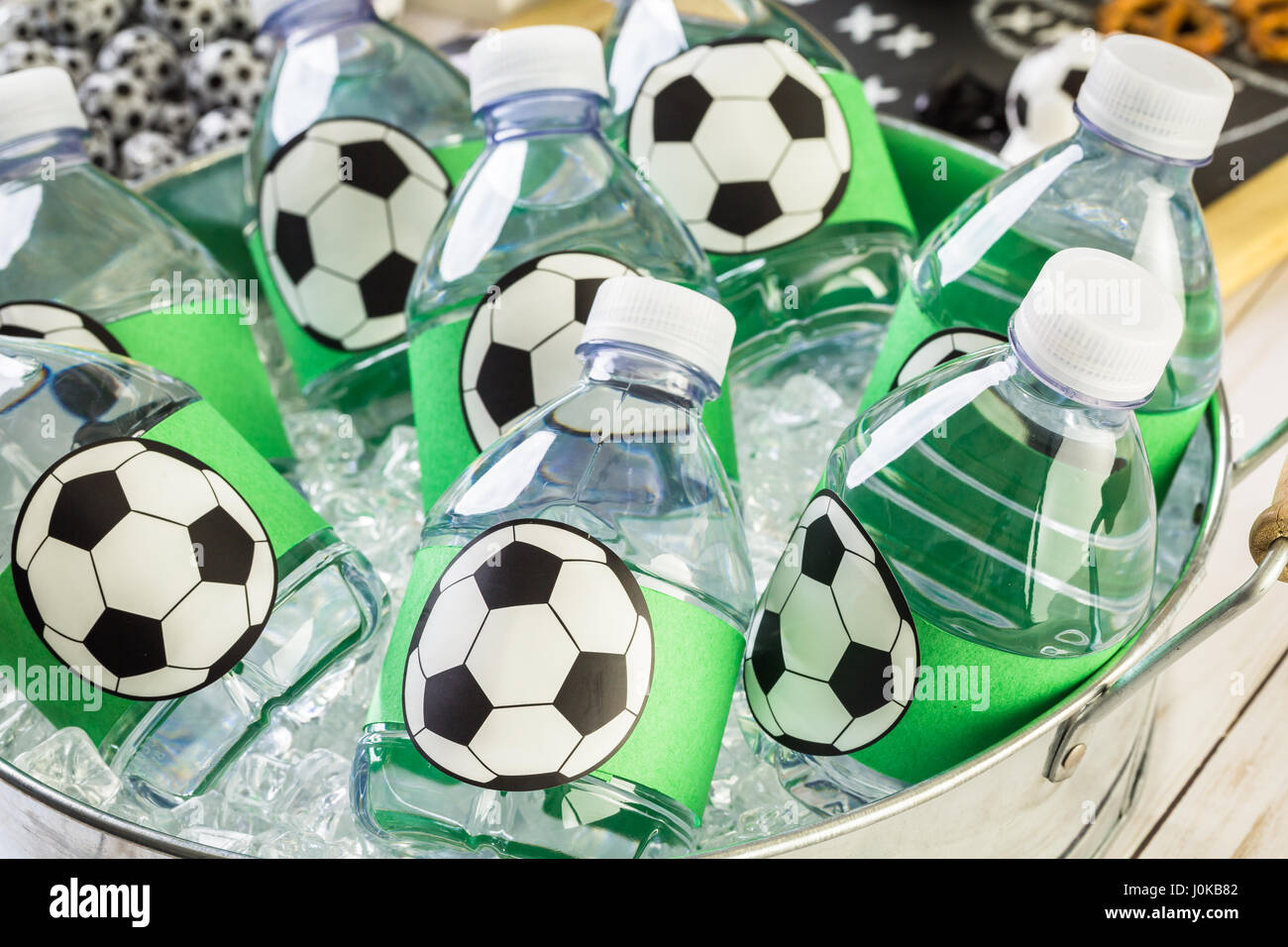 table-with-snacks-for-football-party-stock-photo-alamy