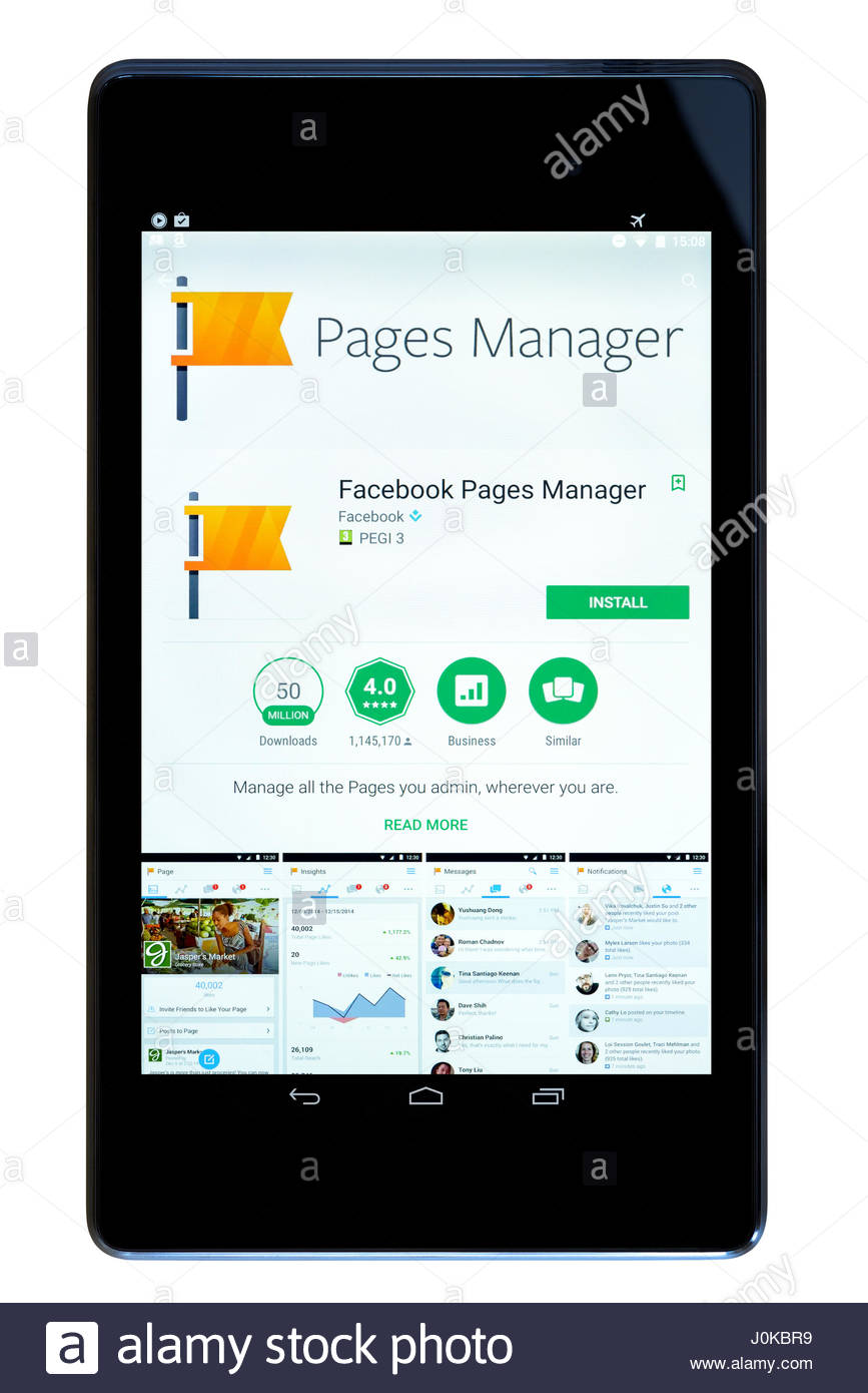Facebook page manager app iphone