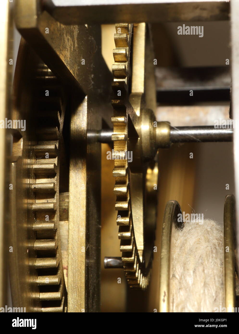 Grandfather clock workings and mechanism circa 1800 Stock Photo Alamy
