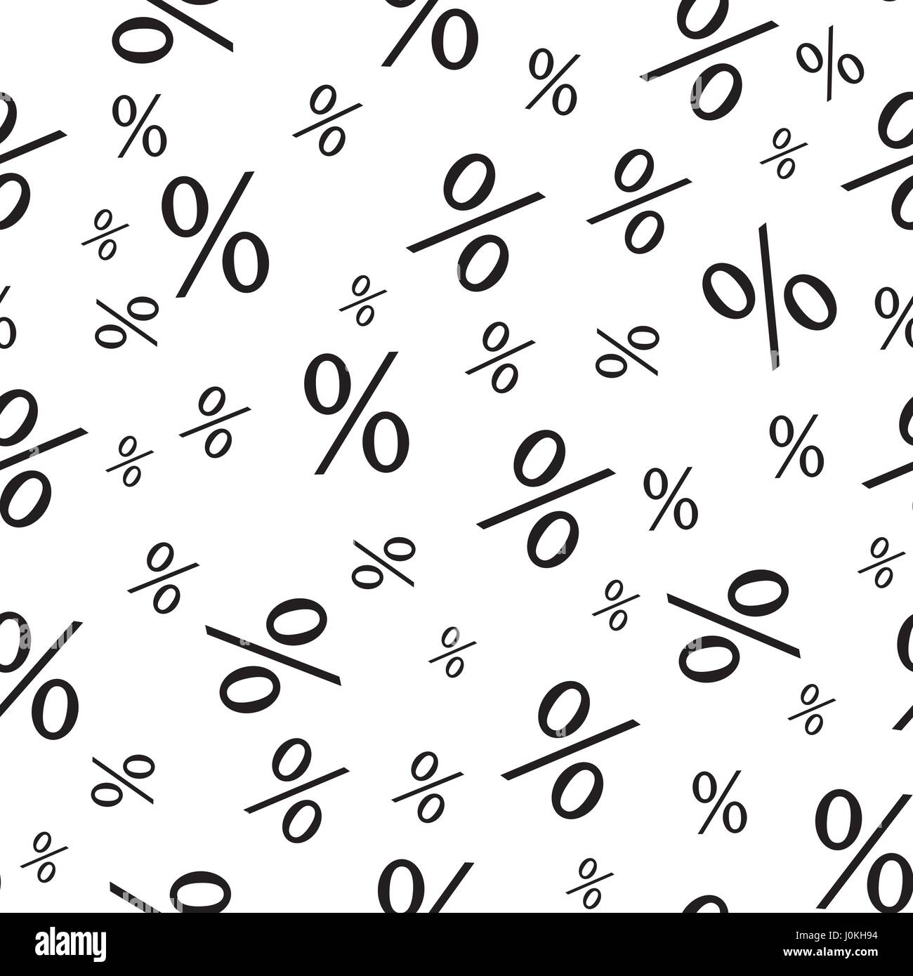 Percent seamless business background pattern. Discount illustration
