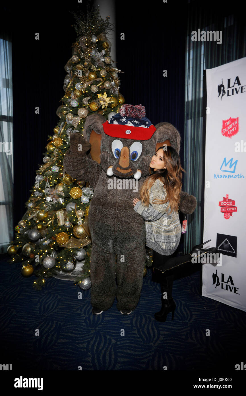 Singer Becky G attends The Salvation Army Rock The Red Kettle Concert