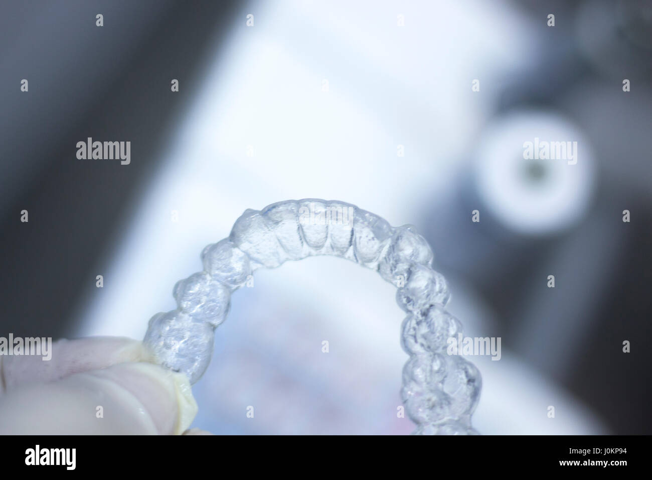 Invisible retainers dental straightener and aligner brackets used to ...