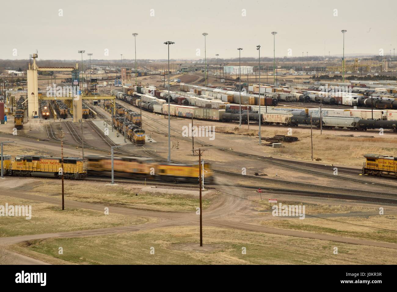 Bailey Train yard, the world's largest train classification yard