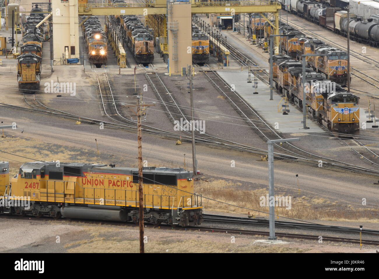 Bailey Train yard, the world's largest train classification yard