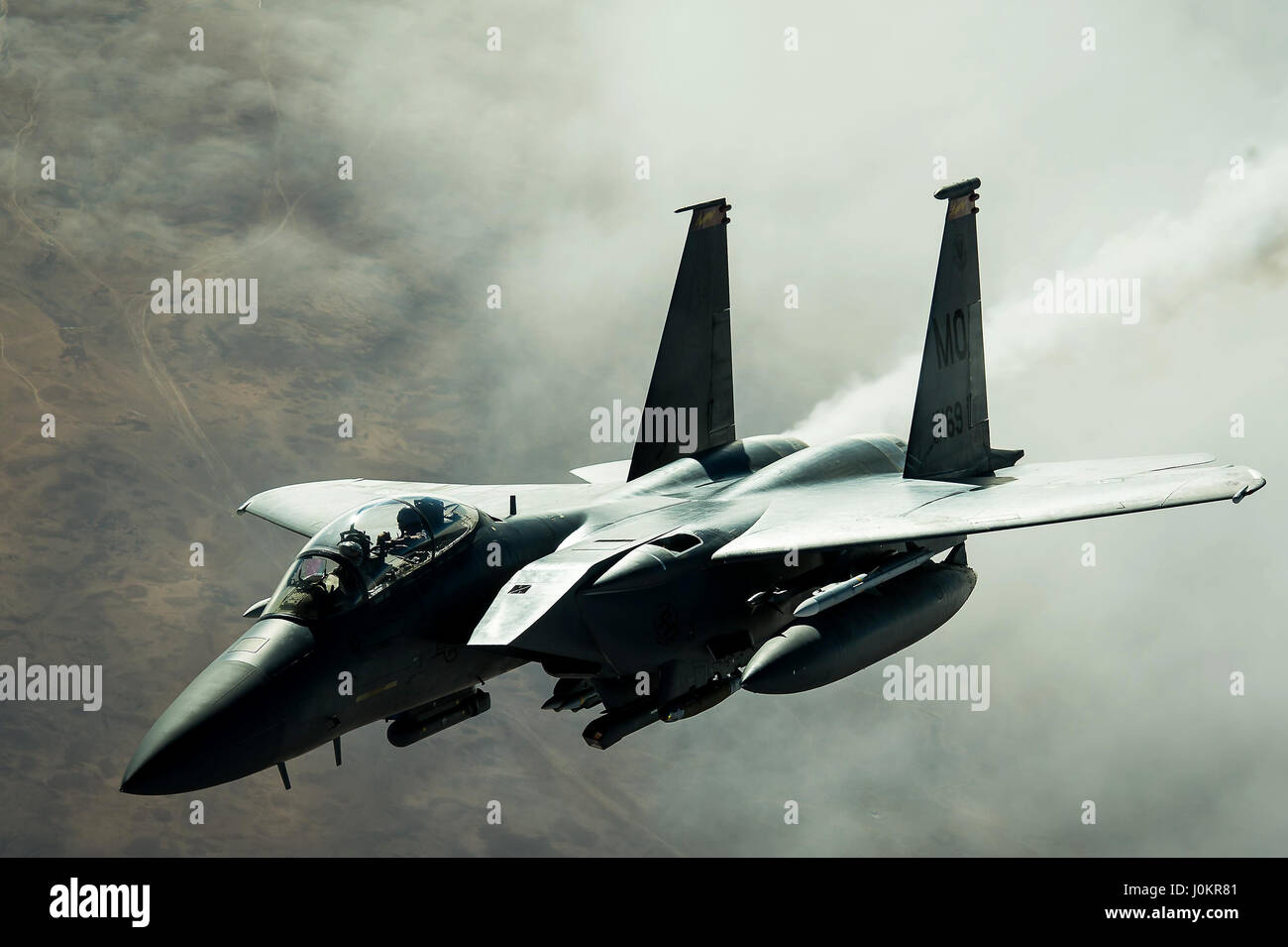 F-15 jet fighter Stock Photo
