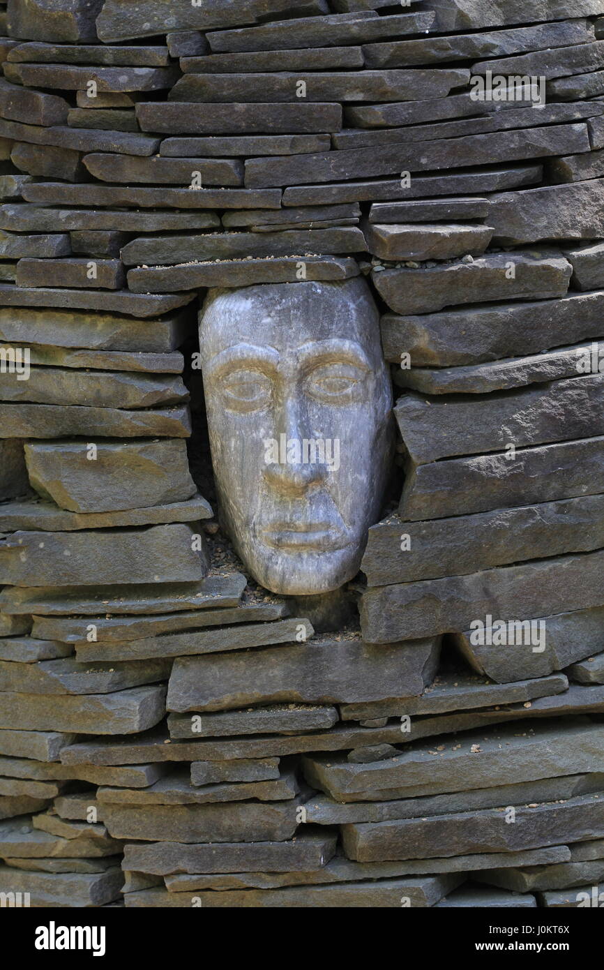 Garden Artwork at North Carolina Botanical Gardens Chapel Hill Stock