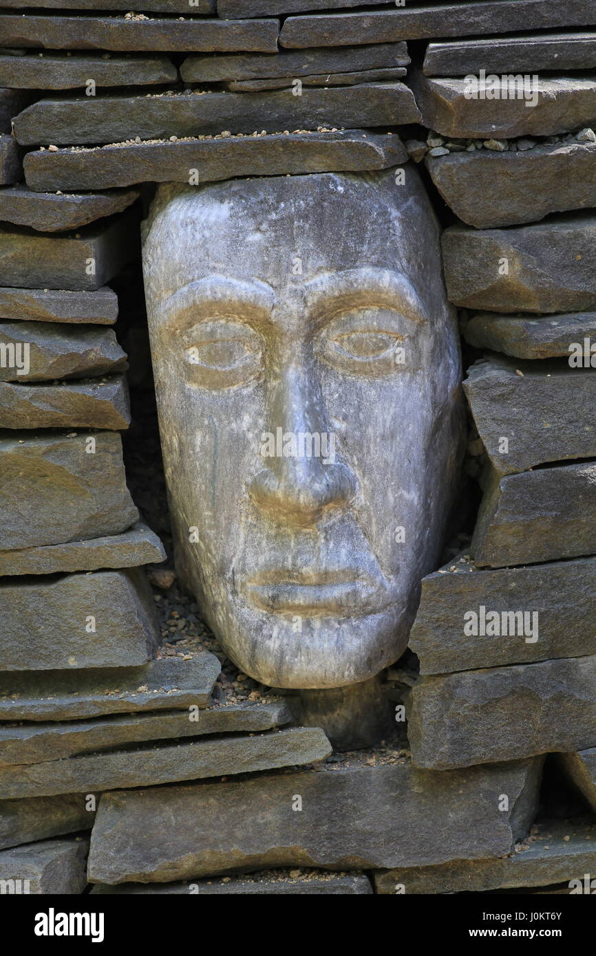 Garden Artwork at North Carolina Botanical Gardens Chapel Hill Stock