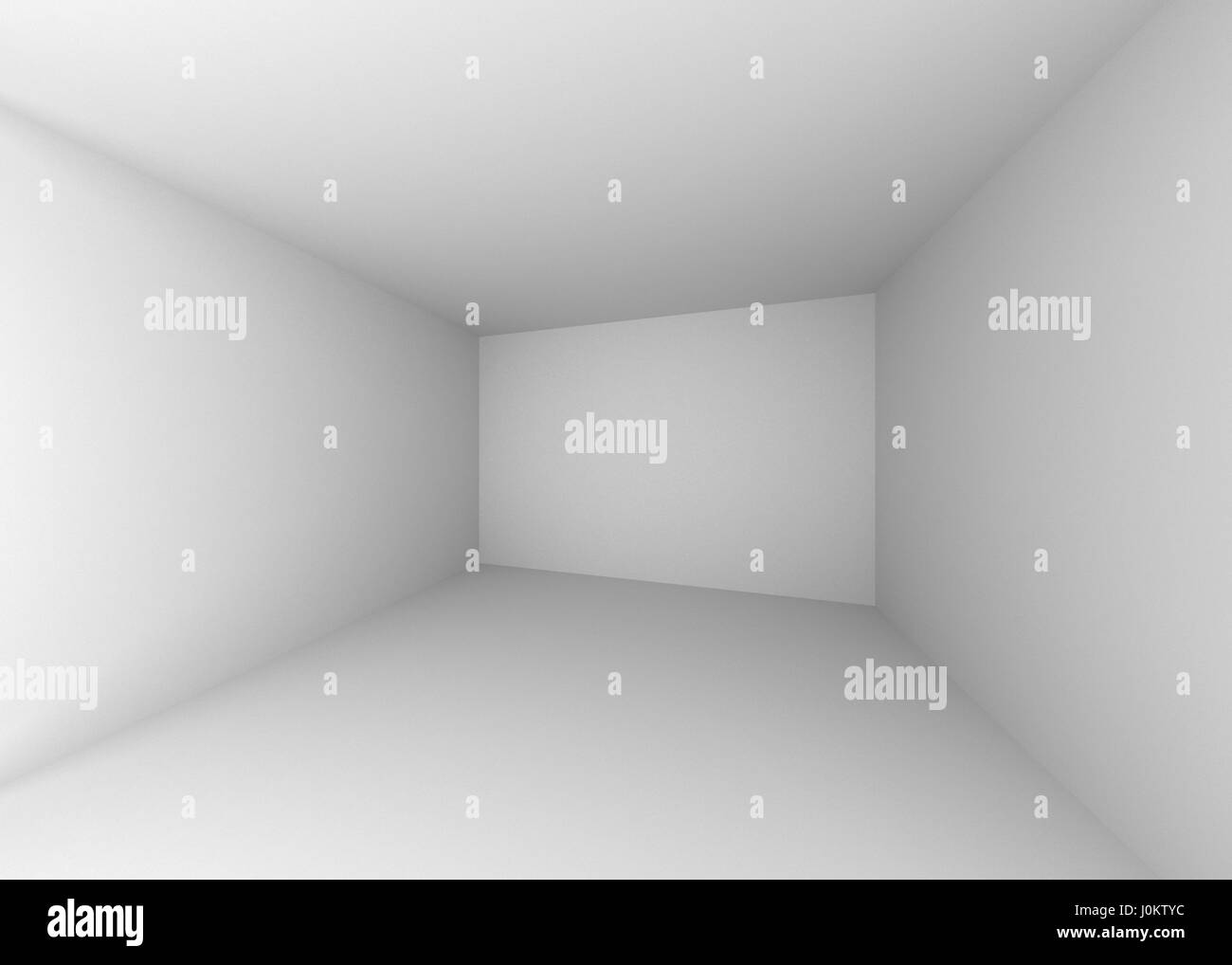 3D Rendering white empty room, interior illustration Stock Photo - Alamy