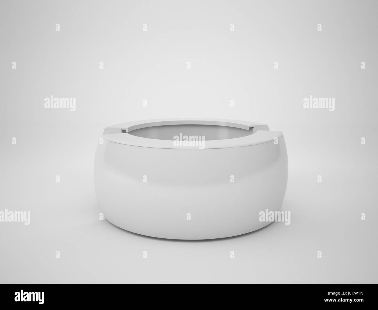 3D rendering abstract counter bar isolated on white background ...