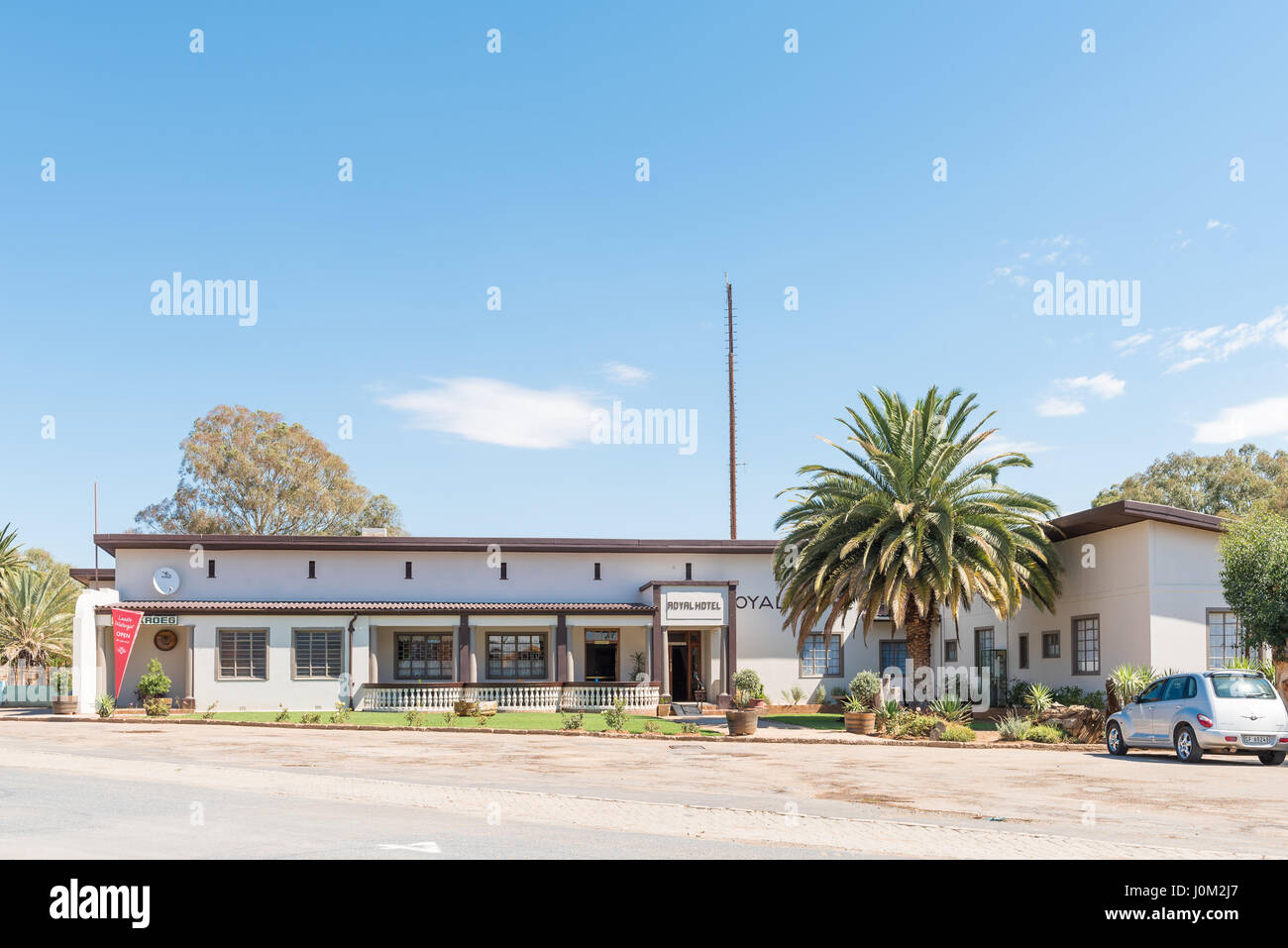 WILLOWMORE, SOUTH AFRICA - MARCH 23, 2017: A hotel in Willowmore, a small town in the Eastern Cape Province Stock Photo